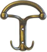 Heavy duty coat hook